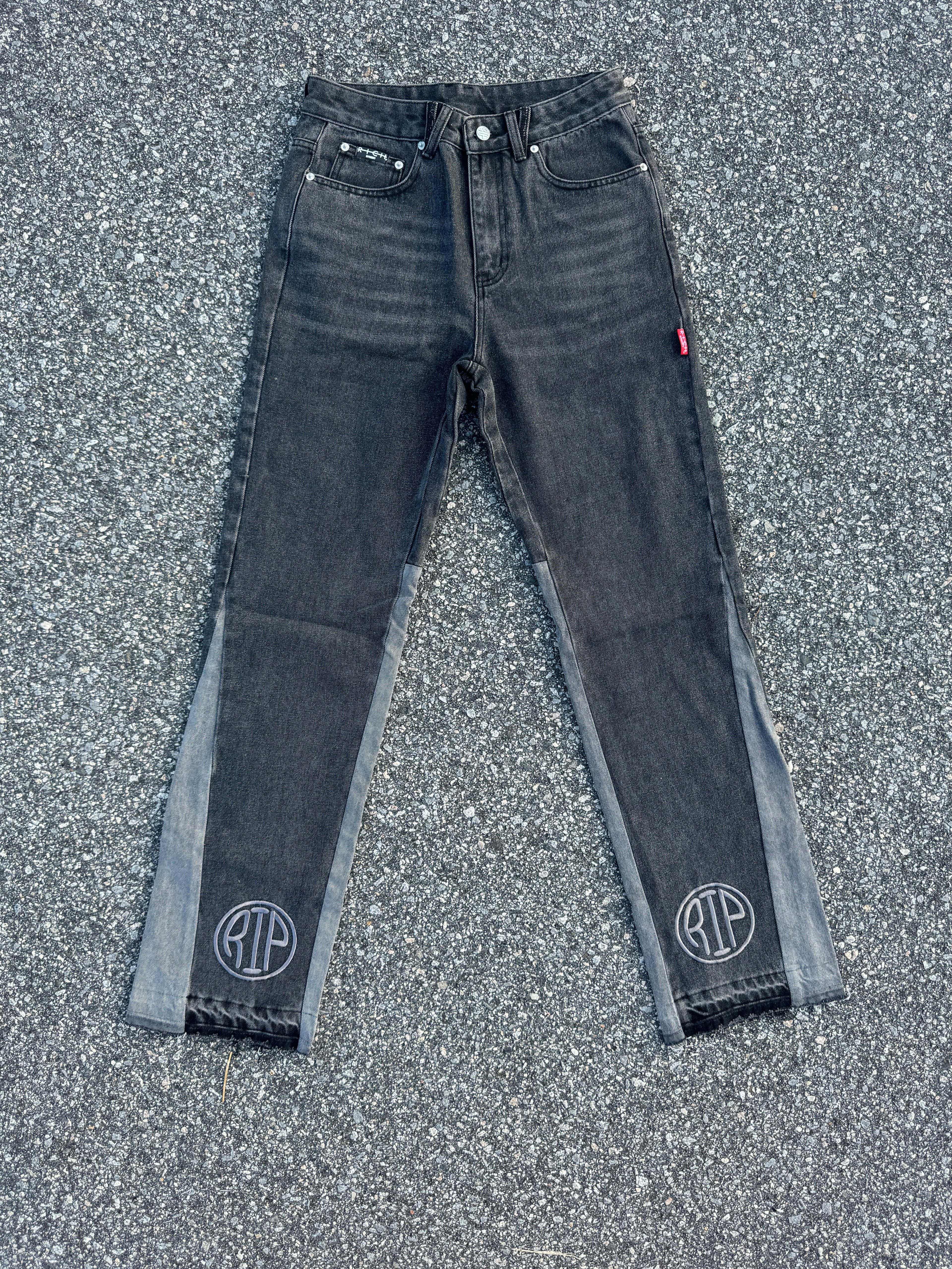 Flare Monogram Denim Jeans