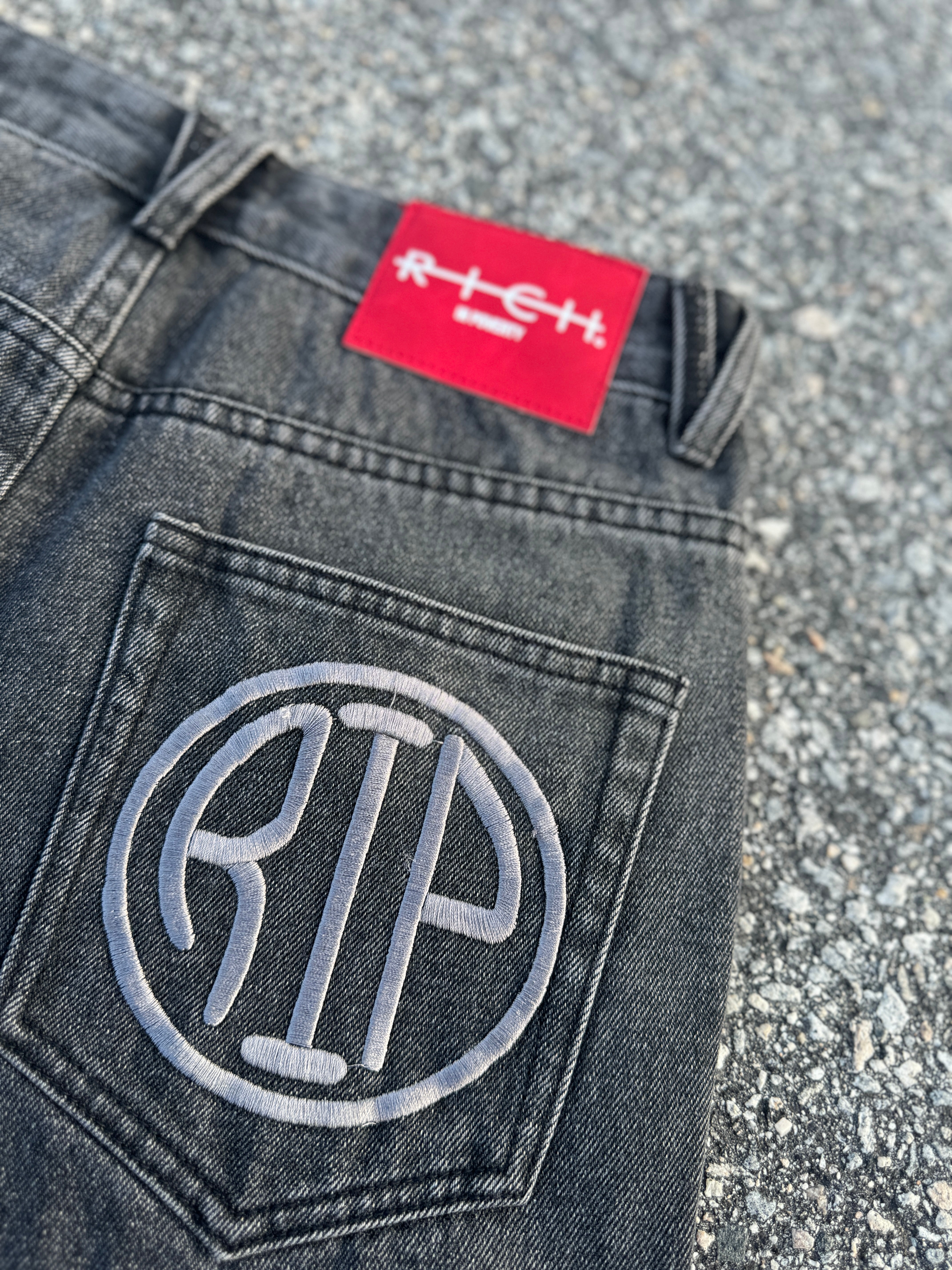 Flare Monogram Denim Jeans